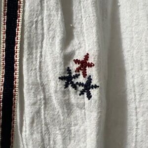 Easel White Textured Fabric